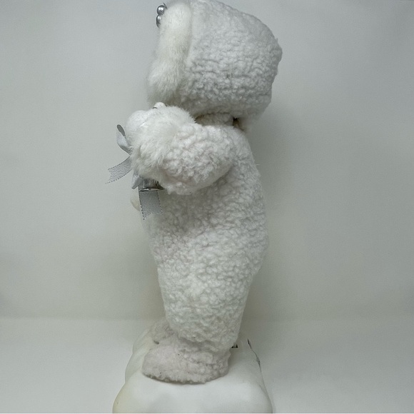 Vintage Telco Motion-ette blonde girl Blue Eyes in white snowsuit automatic move - Picture 7 of 11